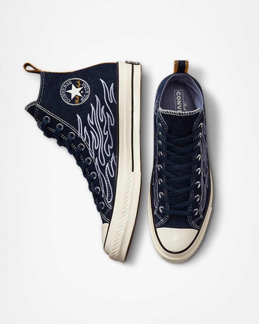 Tenisky Vysoke Converse Chuck 70 Workwear Denim Panske Obsidian Indigo | SK KQN11O5